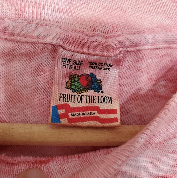 Vintage Tie Dye Single Stitch Crop Top - Picture 2 of 5